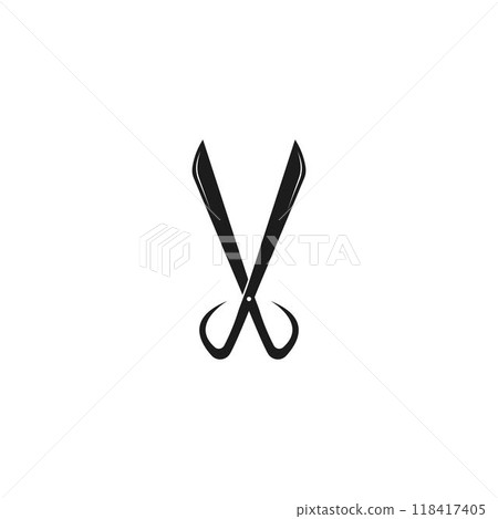 Scissors icon vector illustration. 118417405