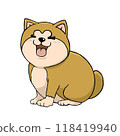 Shiba Inu illustration 01 118419940