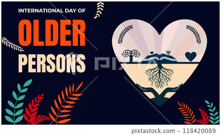 international day of the older persons creative poster, banner, social media post, background, template, postcard, greetings card design etc international day of the older persons creative poster, banner, social media post, background, template, postcard, greetings card design etc 118420089