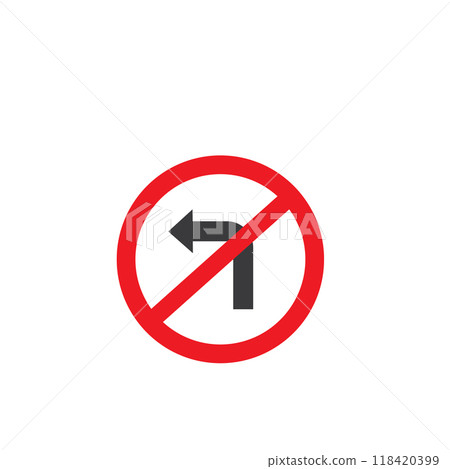Road sign icon 118420399