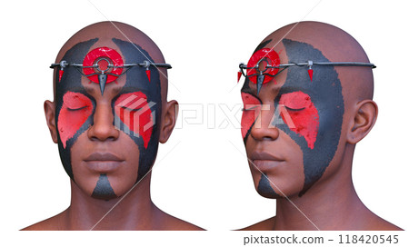 Close-up of a man's face 118420545