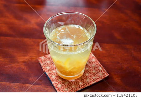 Yuzu tea with soda Yuzu tea with soda 118421105