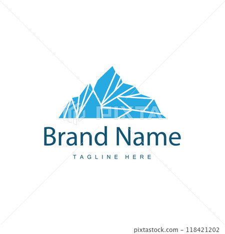 Iceberg Logo, Antarctica Logo Design, Simple Nature Landscape Vector Illustration Template Iceberg Logo, Antarctica Logo Design, Simple Nature Landscape Vector Illustration Template 118421202