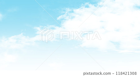 Background material_blue sky and clouds Background material_blue sky and clouds 118421308
