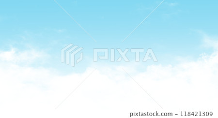 Background material_blue sky and clouds 118421309