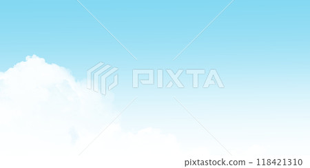 Background material_blue sky and clouds Background material_blue sky and clouds 118421310