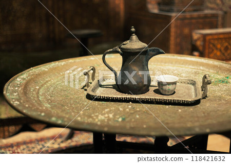 Vintage interior in oriental style from the near east Vintage interior in oriental style from the near east 118421632