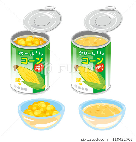 Canned corn set Canned corn set 118421705