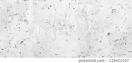 Abstract grunge white wall texture background wallpaper. Backdrop, weathering, tattered, artistic street concrete, cement, detailed composition 118422197