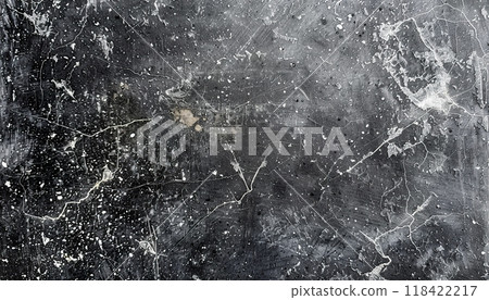 Grunge old weathered gray wall with cracks texture background wallpaper. Backdrop, abstract, tattered, artistic street concrete, cement, detailed composition 118422217