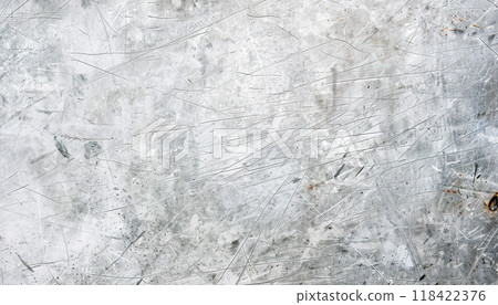 Grunge white metal paint cracks wall texture background wallpaper. backdrop, scratched, tattered, old rusty, distressed, worn out pattern 118422376