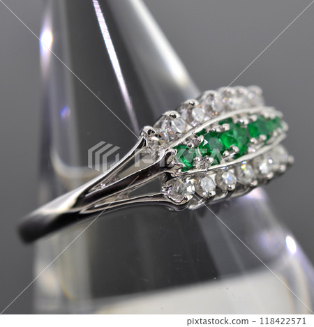 祖母綠古董戒指 118422571