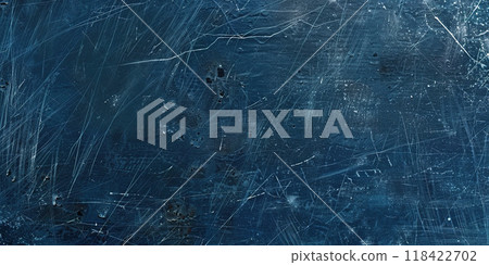 Grunge weathered, scratched blue metal texture background wallpaper. Rough Backdrop, abstract, tattered, worn out material, distressed, detailed composition Grunge weathered, scratched blue metal texture background wallpaper. Rough Backdrop, abstract, tattered, worn out material, distressed, detailed composition 118422702