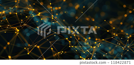 Technology tech computing background wallpaper backdrop. Electrical signals, abstract composition, connectivity 118422871