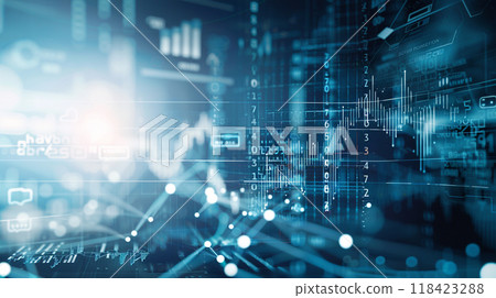 A computer screen with a lot of numbers and lines 118423288