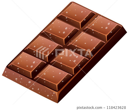 Delicious Chocolate Bar Illustration Delicious Chocolate Bar Illustration 118423628
