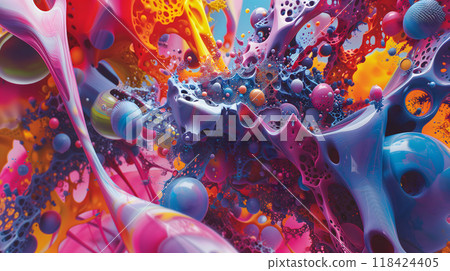 saturated colorful mad abstract background, random different shapes and objects, hallucinations of ancient shaman after mushroom overdose saturated colorful mad abstract background, random different shapes and objects, hallucinations of ancient shaman after mushroom overdose 118424405