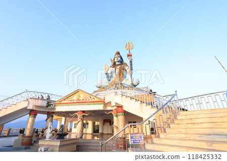 Lord Shiva Statue Pumdikot  in Pokhara, second big Shiva statue in Nepal 118425332