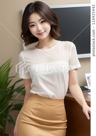 AI寫真美女OL 118425442