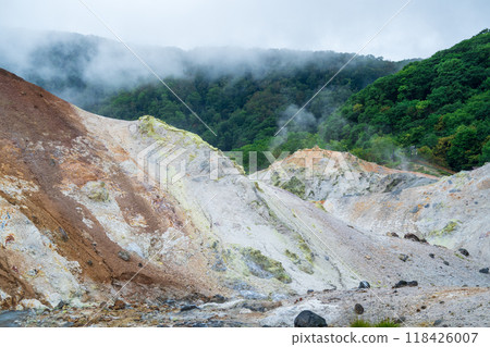 Smoke rising from Jigokudani Smoke rising from Jigokudani 118426007