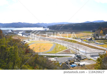 Shizugawa, Minamisanriku Town, devastated by the tsunami in November 2023 Shizugawa, Minamisanriku Town, devastated by the tsunami in November 2023 118426627
