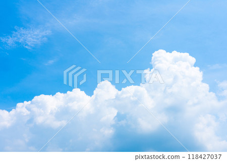  Blue sky and clouds 118427037