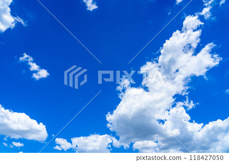  藍天和雲彩 118427050