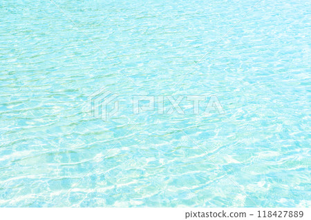 transparent sea water surface 118427889