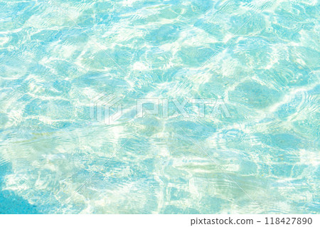 transparent sea water surface 118427890