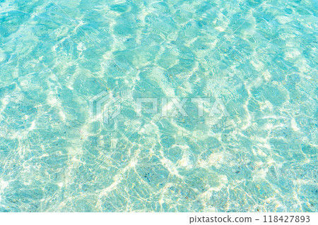transparent sea water surface 118427893