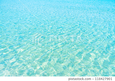 transparent sea water surface 118427901