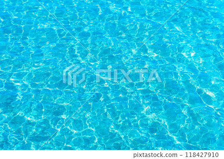 transparent sea water surface 118427910