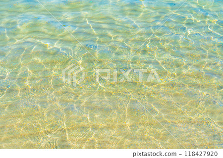 transparent sea water surface 118427920