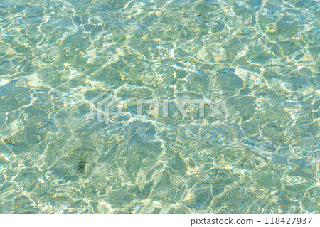 transparent sea water surface 118427937