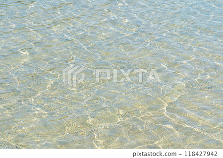 transparent sea water surface 118427942
