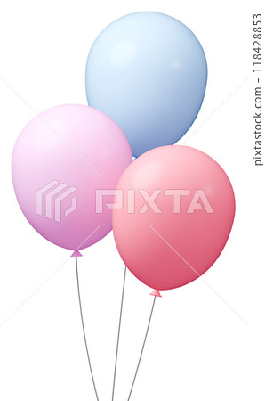 3D image_balloon_pastel 顏色 118428853