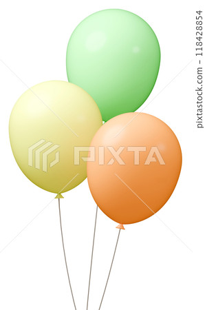 3D image_balloon_pastel 顏色 3D image_balloon_pastel 顏色 118428854