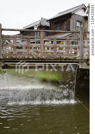 Scenery of Jaja Bridge in Sawara, Katori City, Chiba Prefecture 118428885