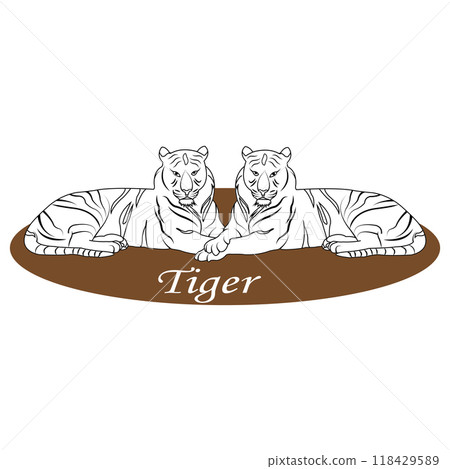 Tiger icon 118429589