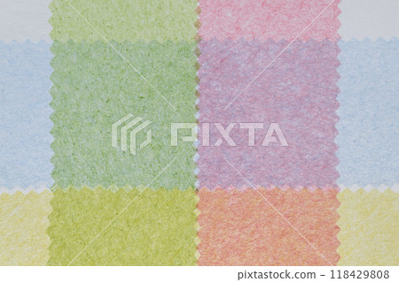 日本紙製成的彩色背景材料 118429808