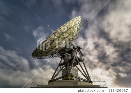 Parabolic antenna and stars Parabolic antenna and stars 118429987