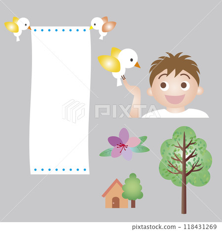 Bird and child Bird and child 118431269