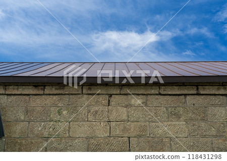 Brick warehouse scenery Brick warehouse scenery 118431298