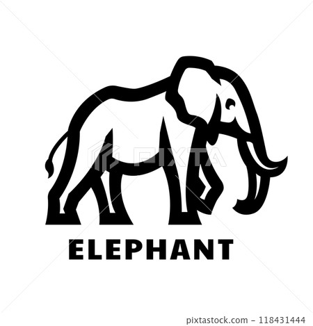 Elephant logo, symbol. Elephant logo, symbol. 118431444