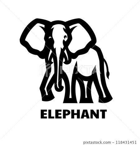 Elephant logo, symbol. Elephant logo, symbol. 118431451