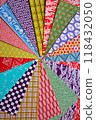 Colorful Japanese-style background material: Japanese Chiyogami paper 118432050