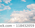 Clouds floating in the blue sky 118432059