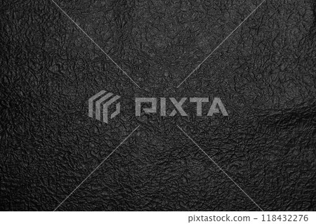 Black background_Japanese paper texture 118432276