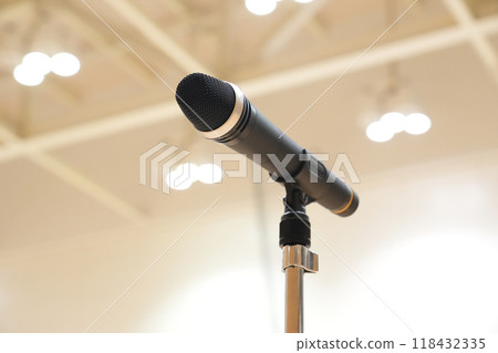 Microphone at the event venue 118432335