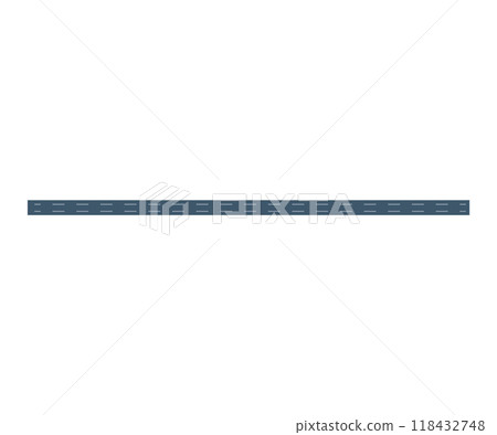 Single long horizontal road with dotted white lines on a dark background, representing a roadway. Ideal for transport, navigation, maps, urban design, and logistics themes. Simple and minimal style Single long horizontal road with dotted white lines on a dark background, representing a roadway. Ideal for transport, navigation, maps, urban design, and logistics themes. Simple and minimal style 118432748